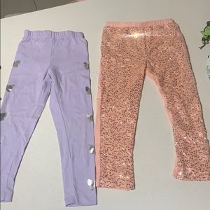 Bundle of 2 girls leggings